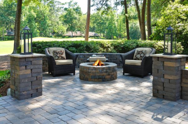 Fire Pit Installation in Portland