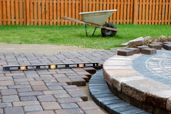 Patio Brick Installation in Portland