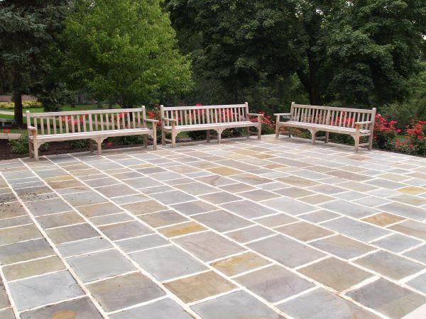 Slate Patio Installation in Portland